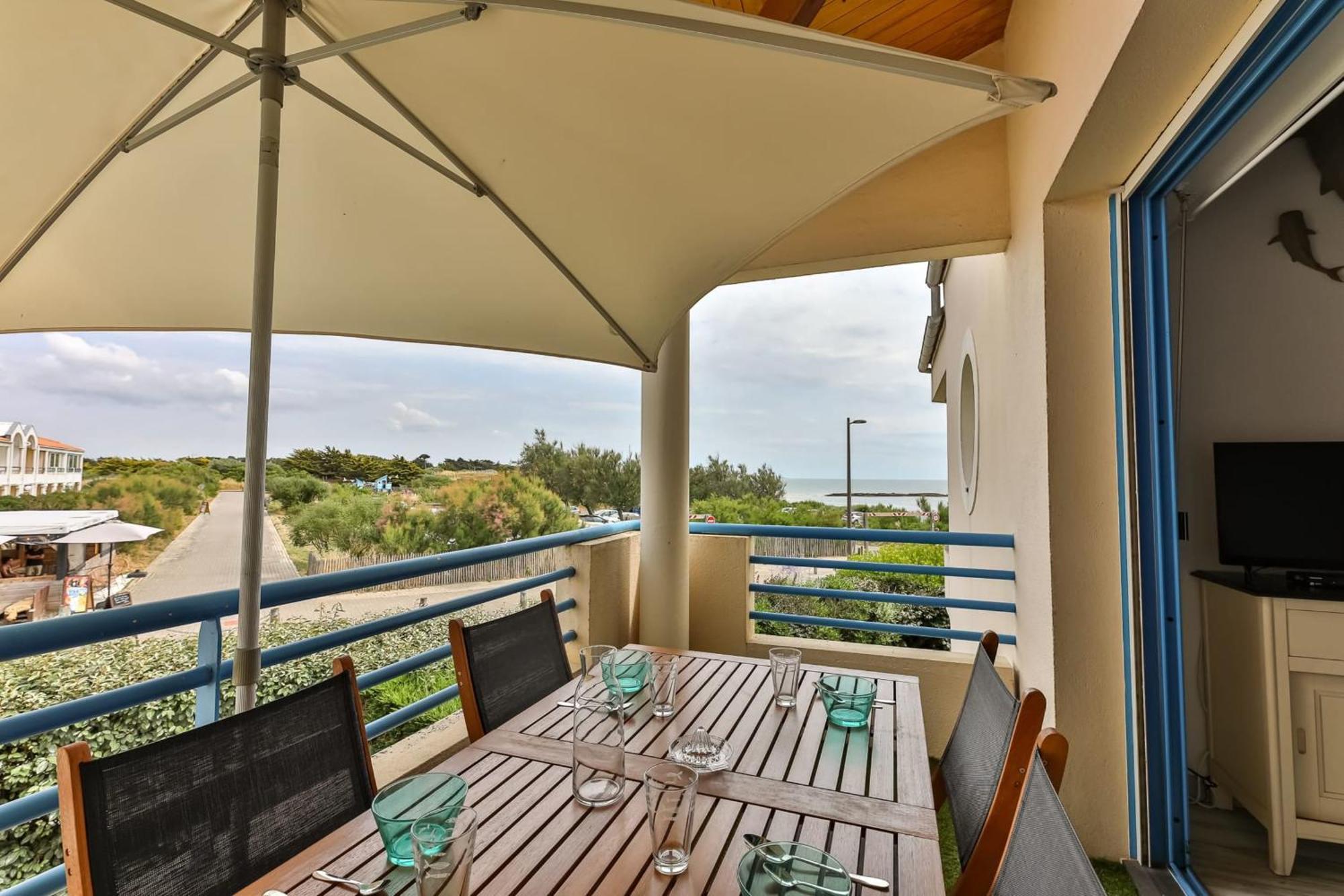 Un Balcon A La Mer - Studio Vue Sur Mer Bretignolles-sur-Mer Exterior photo
